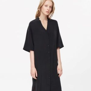 100%Silk button down shirt/dress